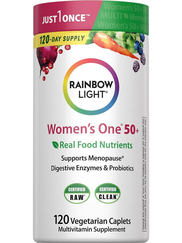 Rainbow Light, Women's One 50+, 120 Vegetarian Caplets