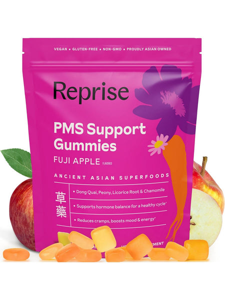 ** 12 PACK ** Reprise, PMS Support Gummies, Fuji Apple, 60 Gummies