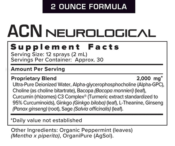 Results RNA, ACN Neurological Extra Strength Spray, 2 fl oz