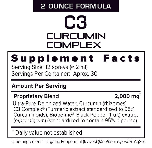 Results RNA, C3 Curcumin Complex Extra Strength, 2 fl oz