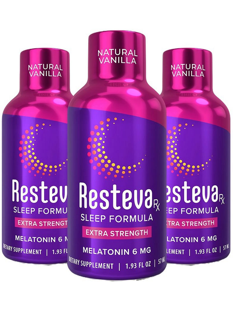 Results RNA, Resteva Rx Sleep Shot Extra Strength, 3 Pack, 1.93 fl oz