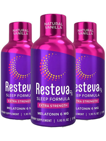 Results RNA, Resteva Rx Sleep Shot Extra Strength, 3 Pack, 1.93 fl oz
