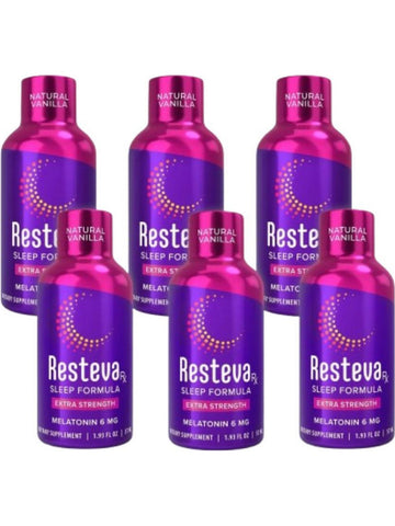 Results RNA, Resteva Rx Sleep Shot Extra Strength, 6 Pack, 1.93 fl oz