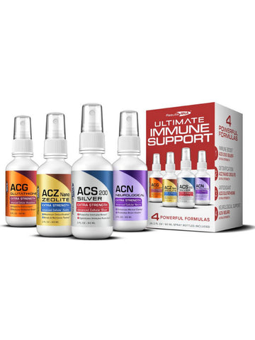 Results RNA, Ultimate Immune Support Extra Strength (ACS 200, ACZ Nano, ACG Glutathione, & ACN Neuro), 2 fl oz Spray Bottles