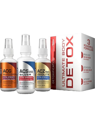 Results RNA, Ultimate Body Detox Extra Strength (ACS 200, ACZ Nano, & ACG Glutathione), 4 fl oz Spray Bottles