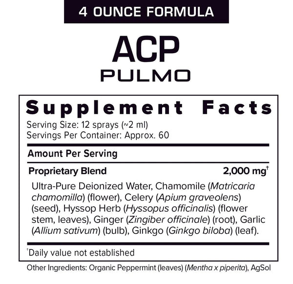 Results RNA, ACP Pulmo Extra Strength, 4 fl oz