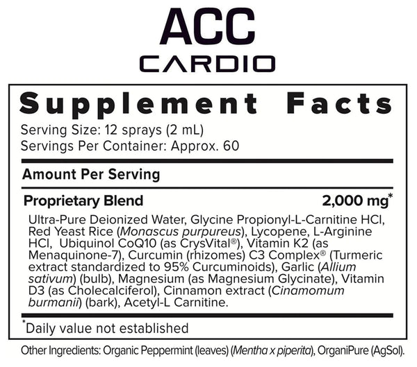 Results RNA, ACC Cardio Extra Strength Spray, 4 fl oz
