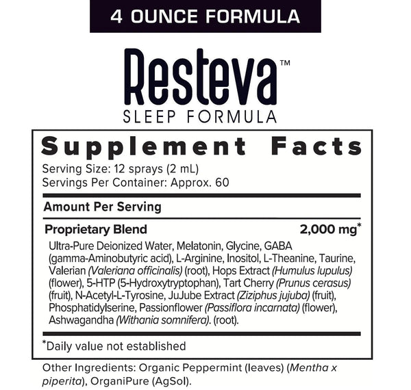 Results RNA, Resteva Sleep Spray, 4 fl oz