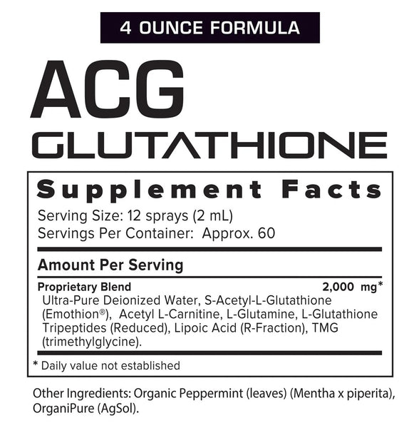 Results RNA, ACG Glutathione Extra Strength Spray, 4 fl oz