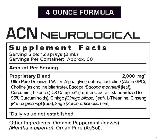 Results RNA, ACN Neurological Extra Strength Spray, 4 fl oz