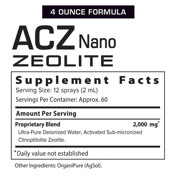 Results RNA, ACZ Nano Zeolite Extra Strength, 4 fl oz