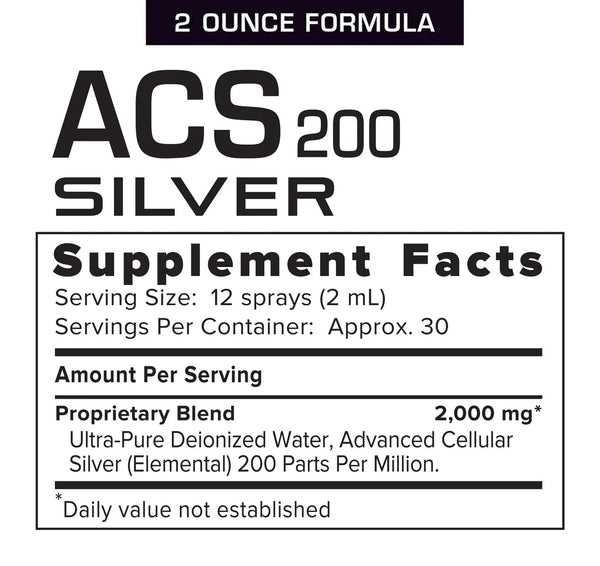 Results RNA, ACS 200 Silver Extra Strength, 2 fl oz