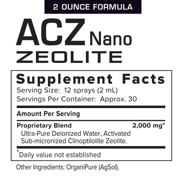 Results RNA, ACZ Nano Zeolite Extra Strength, 2 fl oz