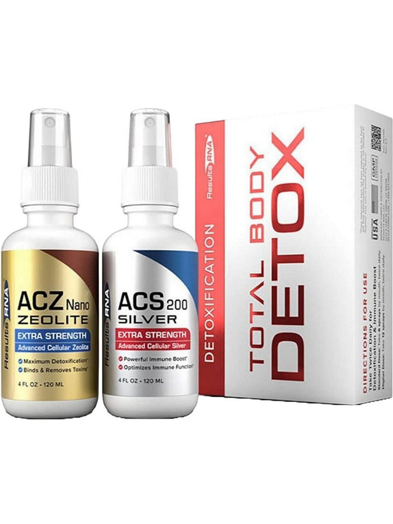 Results RNA, Total Body Detox Extra Strength (ACS 200 & ACZ nano), 4 fl oz Spray Bottles