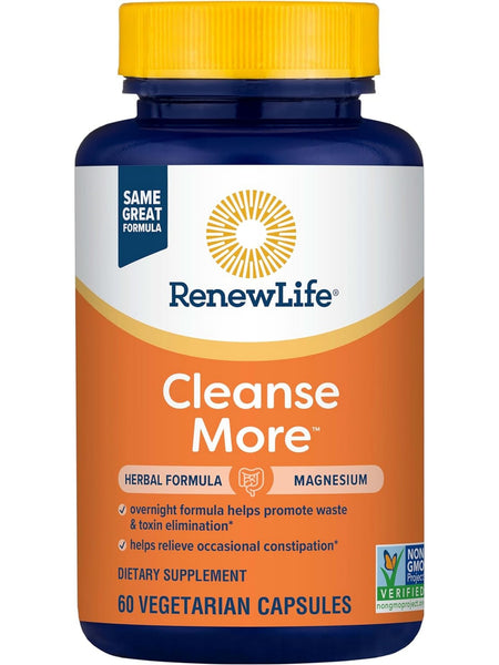 RenewLife, Cleanse More, 60 Vegetarian Capsules