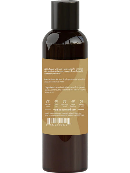 ruved, Invigorating Massage Oil, 6 fl oz