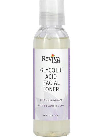Reviva Labs, Glycolic Acid Facial Toner, 4 fl oz