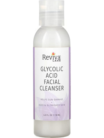 Reviva Labs, Glycolic Acid Facial Cleanser, 4 fl oz