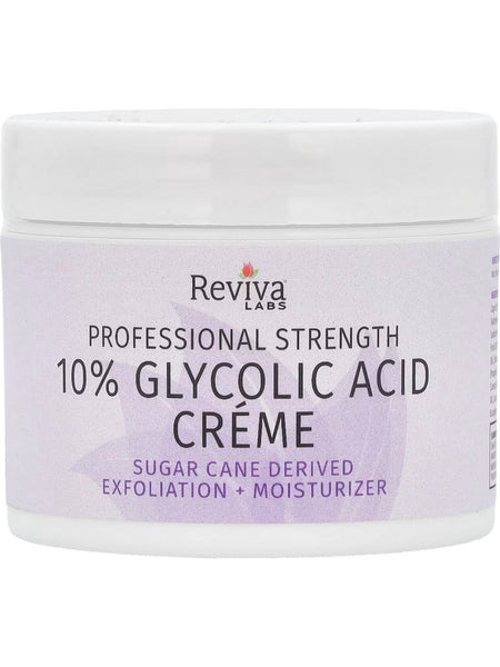Reviva Labs, 10% Glycolic Acid Cream, 2 oz