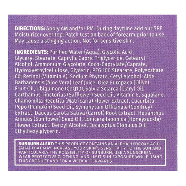 Reviva Labs, 10% Glycolic Acid Cream, 2 oz