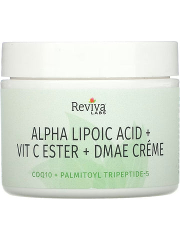Reviva Labs, Alpha Lipoic Acid Vitamin C Ester & DMAE Night Cream, 2 oz