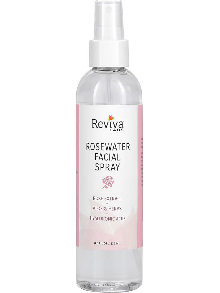 Reviva Labs, Rosewater Facial Spray, 8 fl oz