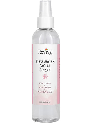 Reviva Labs, Rosewater Facial Spray, 8 fl oz
