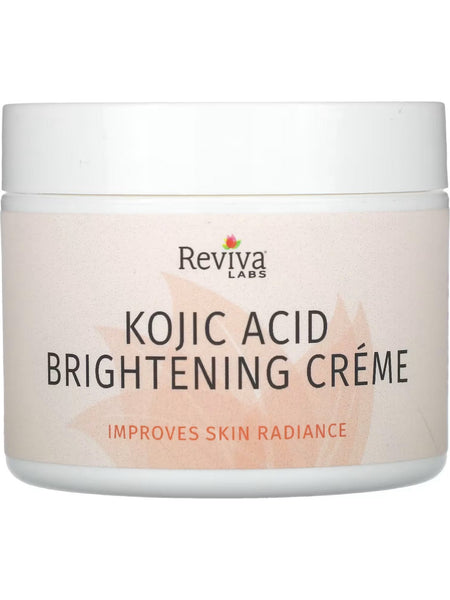 Reviva Labs, Kojic Acid Brightening Creme, 2 oz