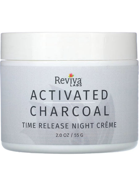 Reviva Labs, Activated Charcoal Time Release Night Crème, 2 oz