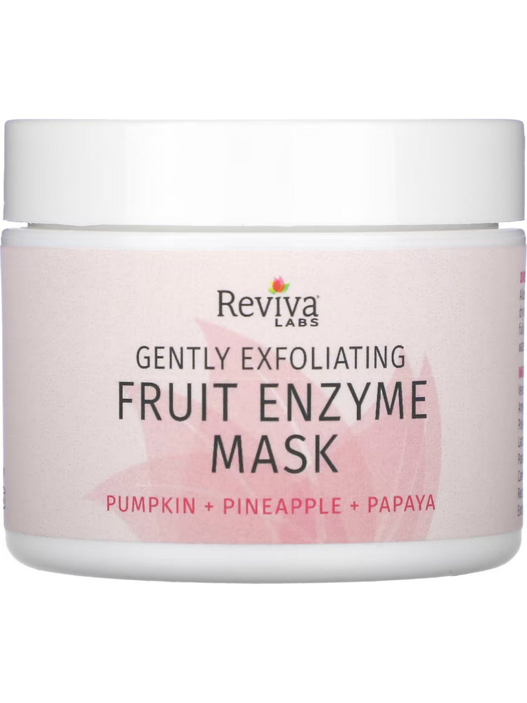 Reviva Labs, Gently Exfoliating Fruit Enzyme Mask, 2 oz