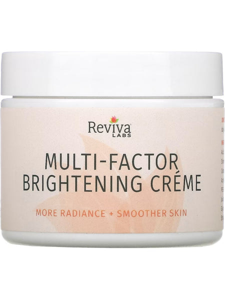 Reviva Labs, Multi-Factor Brightening Creme, 2 oz