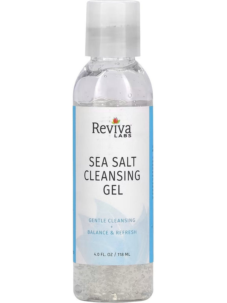 Reviva Labs, Sea Salt Cleansing Gel, 4 fl oz