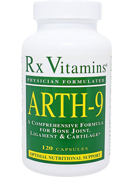 Rx Vitamins, Arth-9, 120 Capsules – Herbs Direct