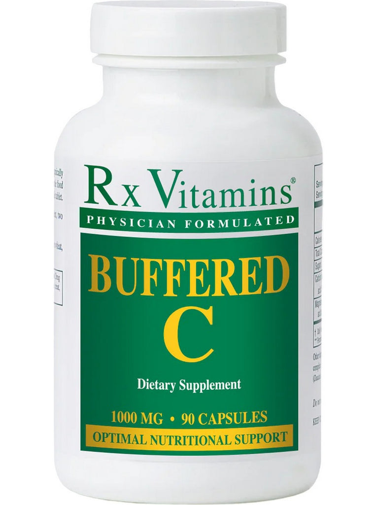 Rx Vitamins, Buffered C, 1,000 mg, 90 Capsules