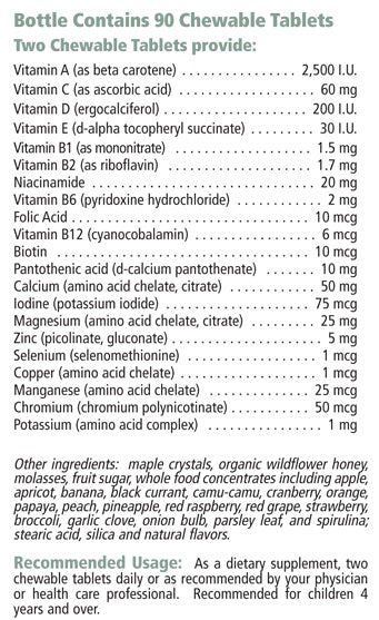 Rx Vitamins, Children's Multi-Vitamins, Natural Grape Flavor, 90 Chewable Tablets