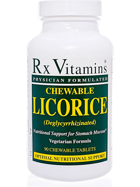 Rx Vitamins, Licorice, Deglycyrrhizinated, 90 Chewable Tablets