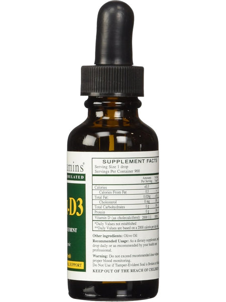 Rx Vitamins, Liqui-D3, 1 fl oz