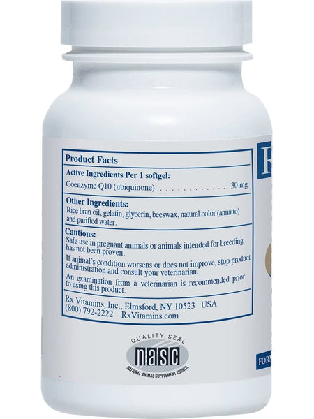 Rx Vitamins for Pets, CoQ1030, 30 Softgels