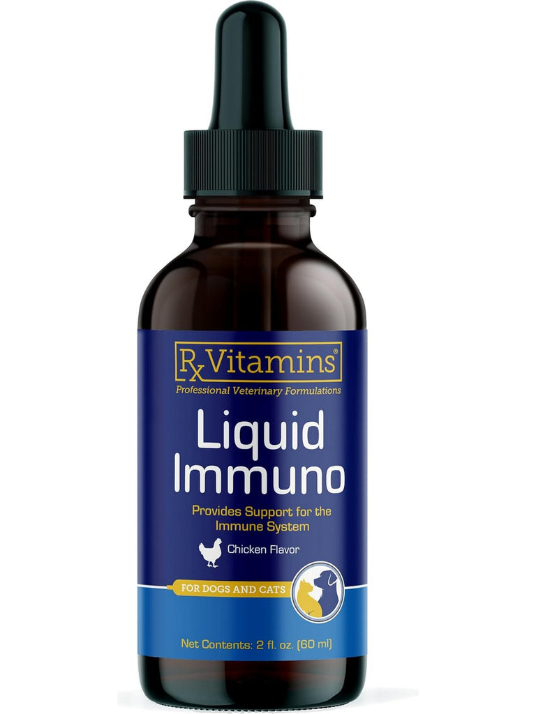 Rx Vitamins for Pets, Liquid Immuno, Chicken Flavor, 2 fl oz