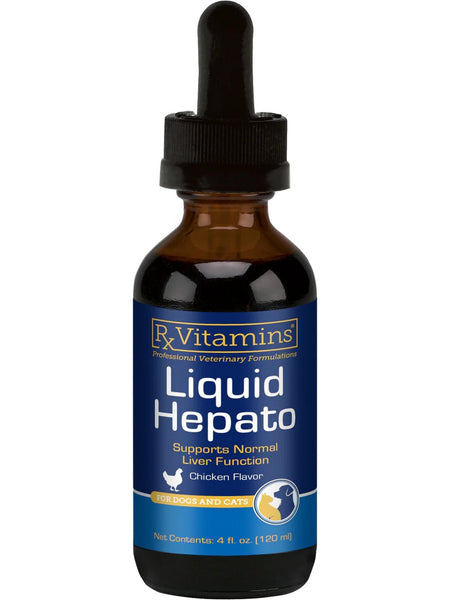 Rx Vitamins for Pets, Liquid Hepato, Chicken Flavor, 4 fl oz