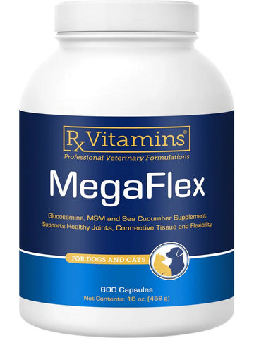 Rx Vitamins for Pets, MegaFlex for Dogs & Cats, 600 Capsules