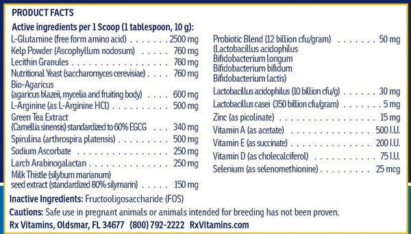 Rx Vitamins for Pets, Onco Support, 300 grams