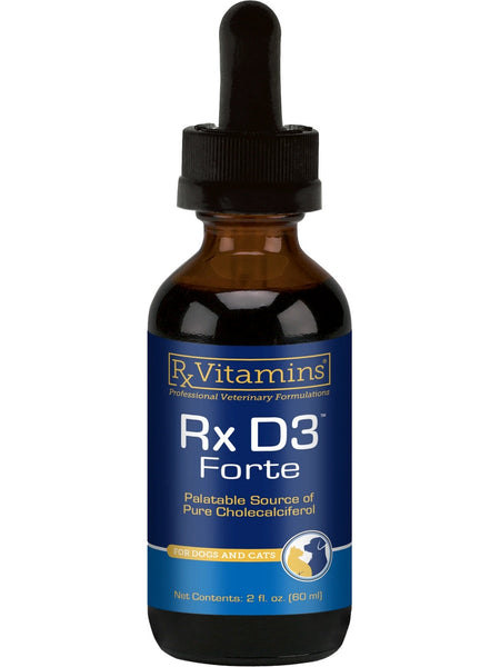 Rx Vitamins for Pets, Rx D3 Forte, 2 fl oz