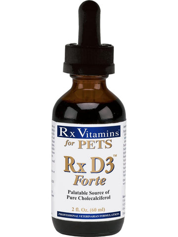 Rx Vitamins for Pets, Rx D3 Forte, 2 fl oz