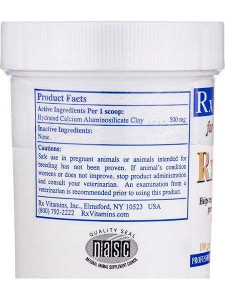 Rx Vitamins Clay Powder For Pets - Digestive Support For Dogs & Cats - Anti Diarrhea & Gas Relief Supplement