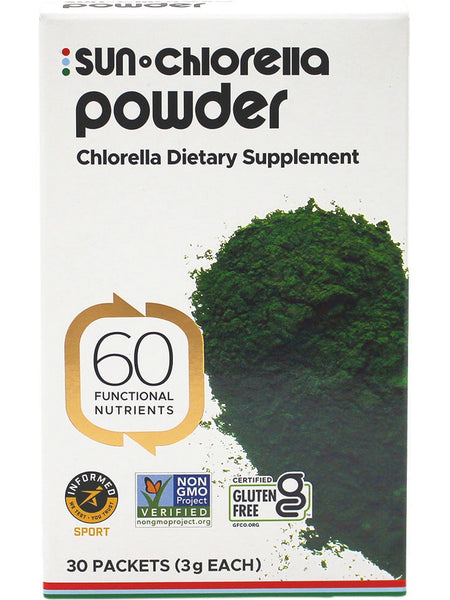 Sun Chlorella, Sun Chlorella Powder, 30 Packets, 3g each