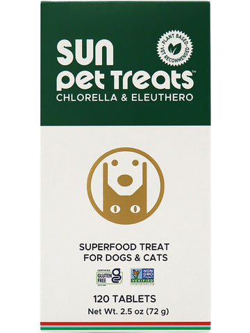 Sun Chlorella, Sun Pet Treats, 120 tablets