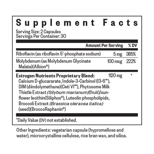 Seeking Health, Estrogen Nutrients, 60 Capsules