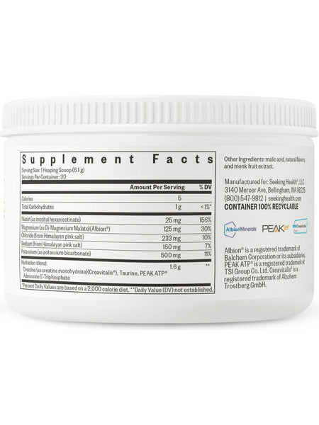 Seeking Health, Optimal Electrolyte, Peach, 6.46 oz