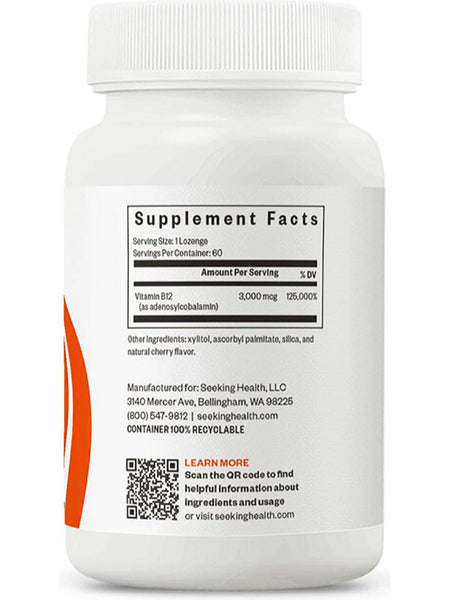 Seeking Health, Adeno B12, 60 lozenges